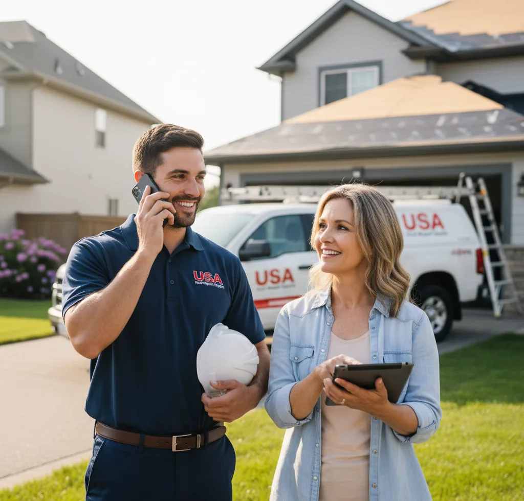 USA Roof Repair Experts customer support in Fairland